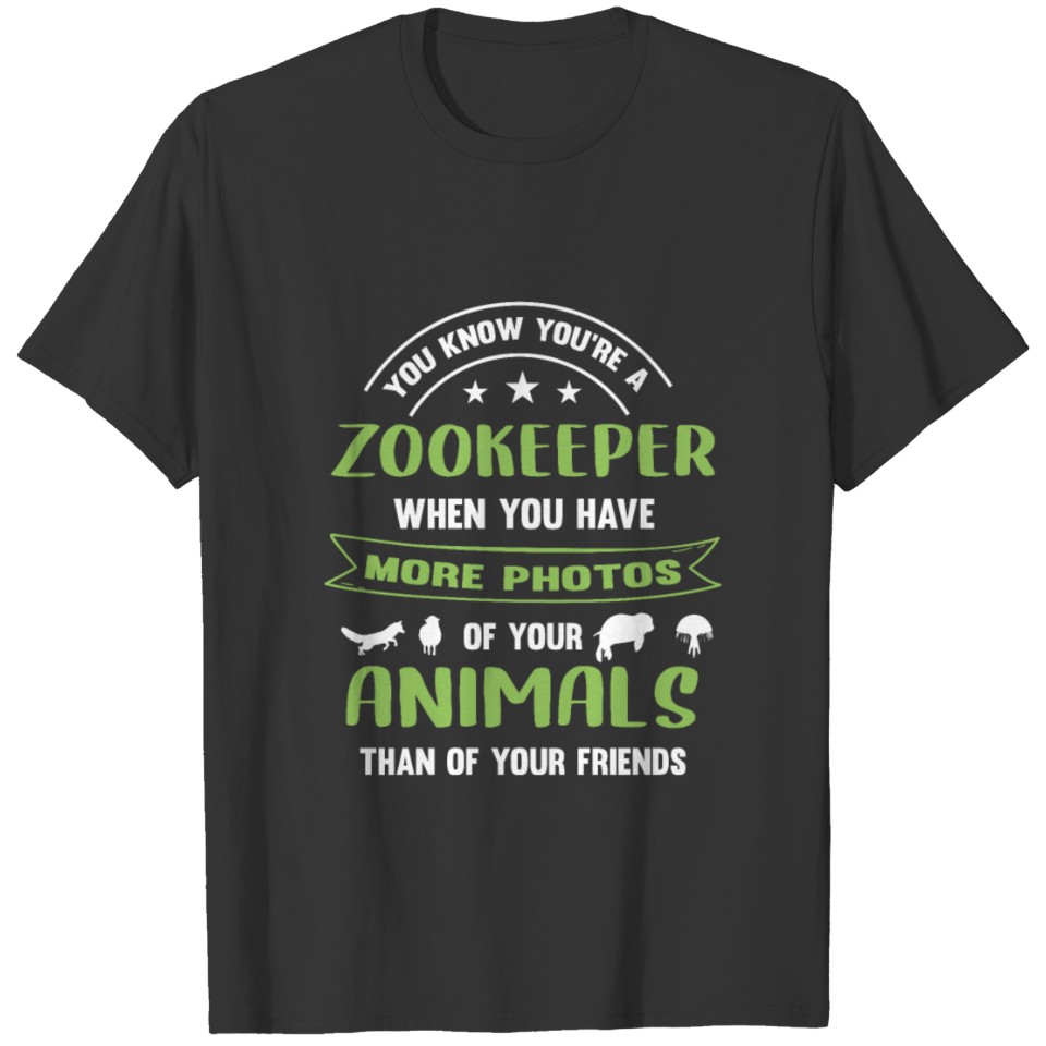 Zookeeper Photos Animals Friends Zoo Keeper Animal T Shirts