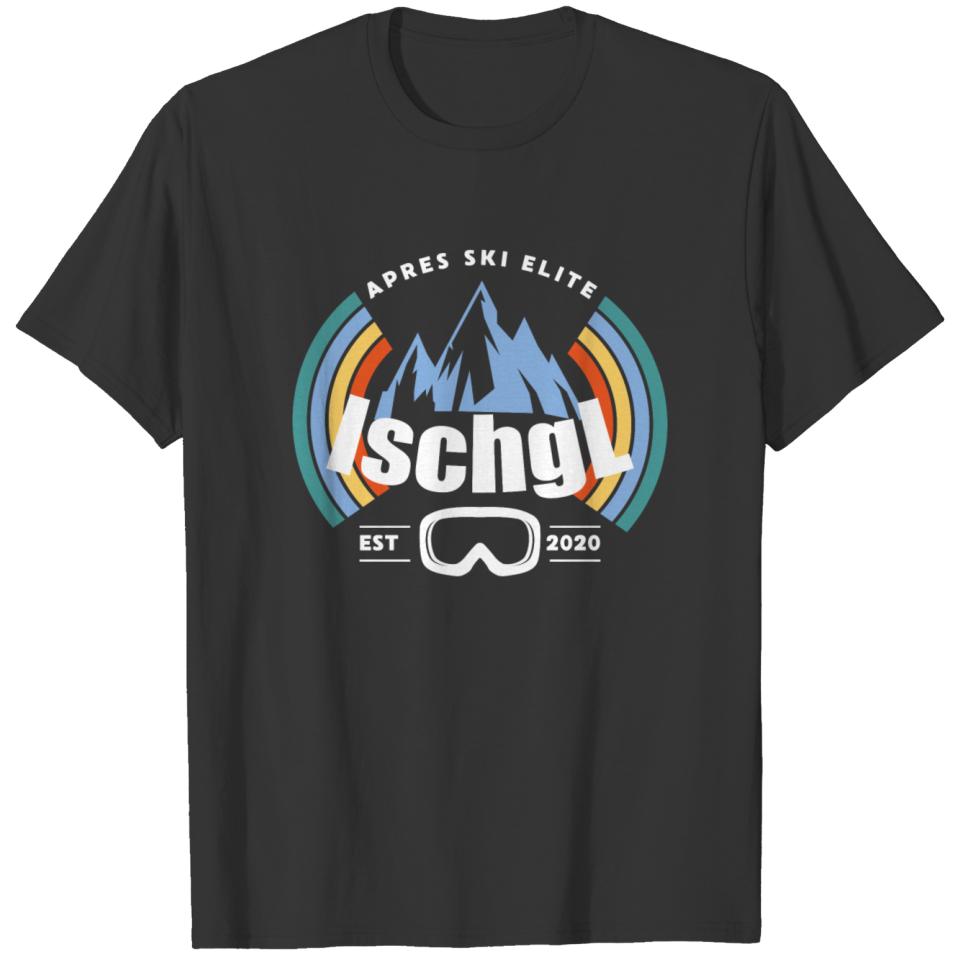 Apres ski elite lschgl est 2020 skiing mountains T-shirt
