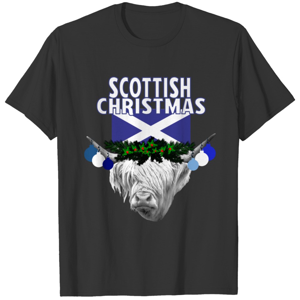 Scotland Christmas Highland - Scottish Christmas T-shirt