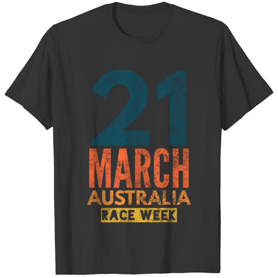 21 March Australia T-shirt