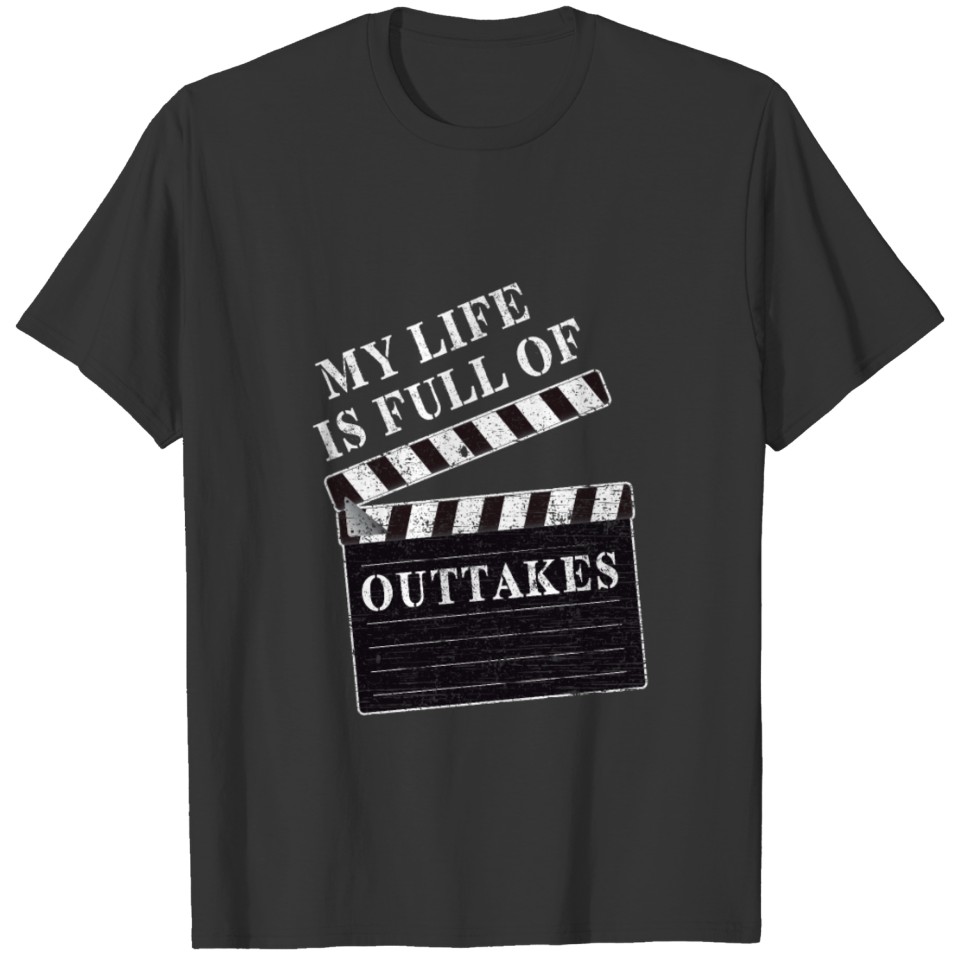 Clapperboard Actor Actress Movie Acting Theatre T-shirt