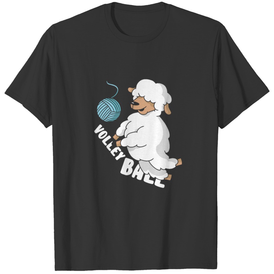 Funny Sheep Volleyball Gifts T-shirt
