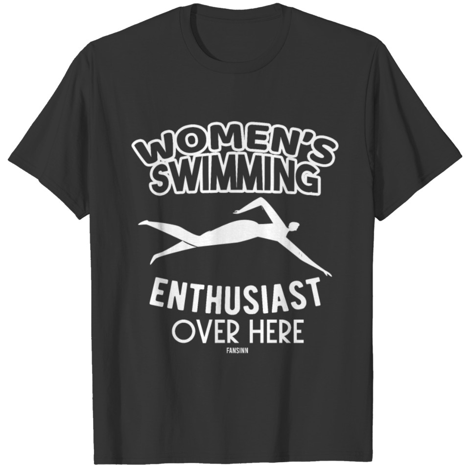 Swimming instructor wife girl water T-shirt
