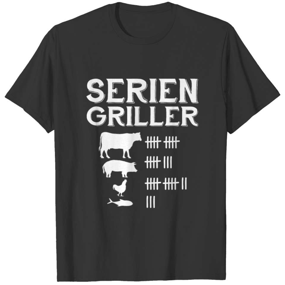 serial grill barbecue BBQ meat food T-shirt