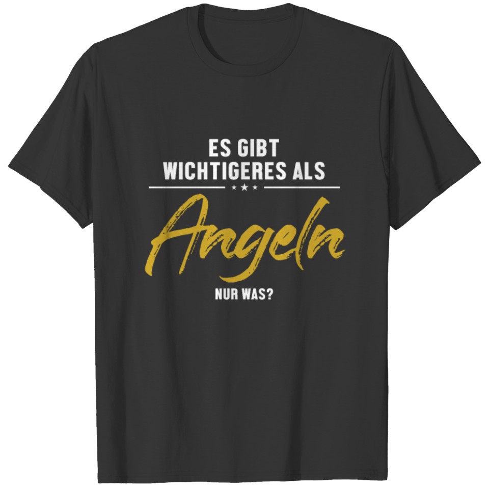Wichtigeres als Angeln Boat Ice Fisherman Fly T-shirt