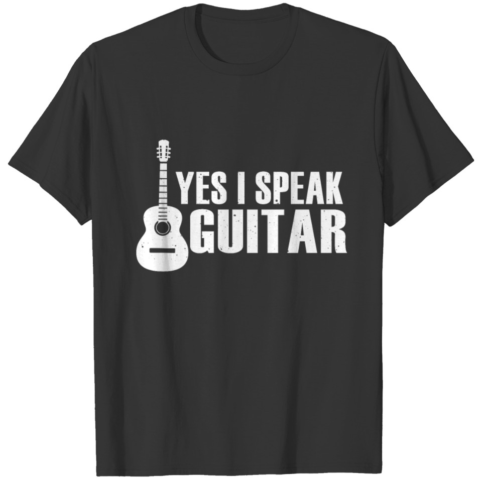 I speak guitar T-shirt
