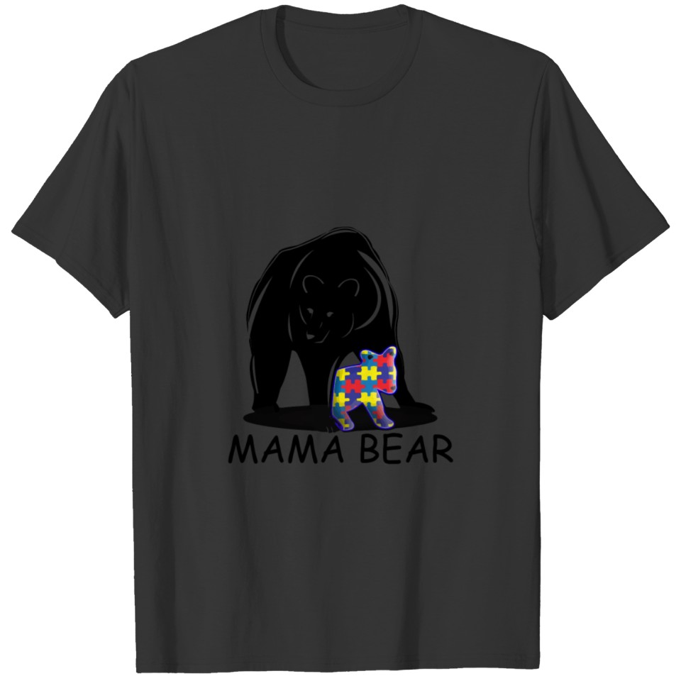 Autism Awareness Shirts Mama Bear T-shirt