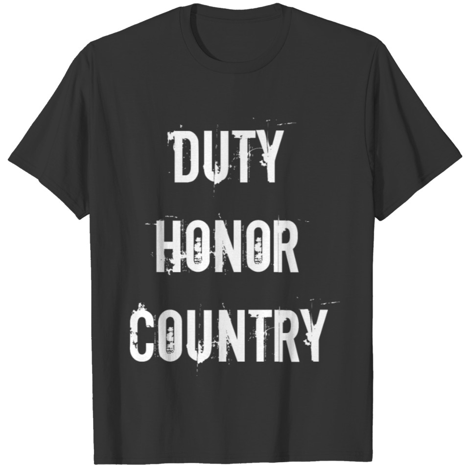 US Army - Duty Honor Country T-shirt