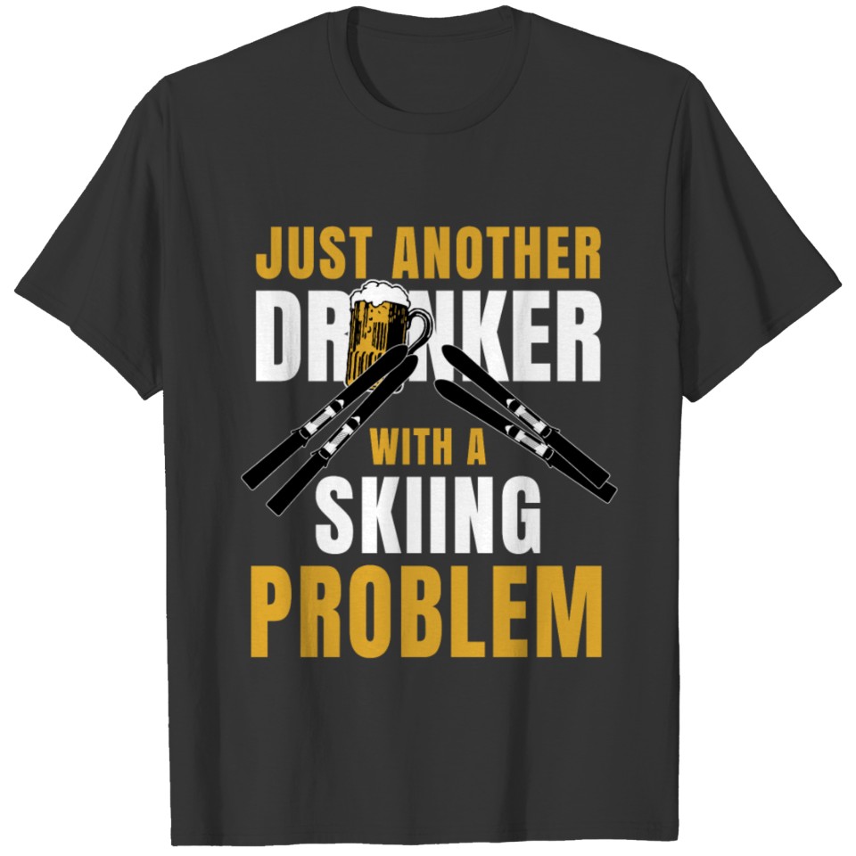 Skiing Ski Downhill Freestyle Winter skier gift T-shirt