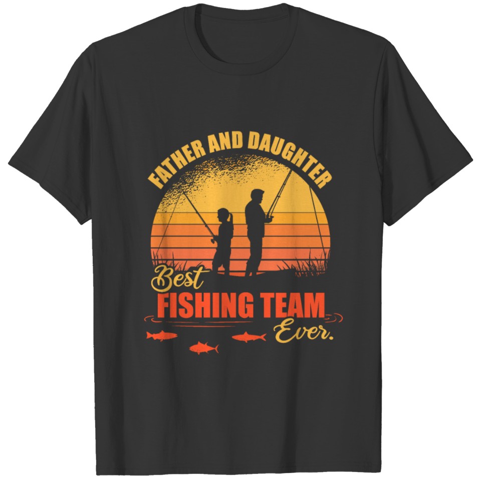 Father Daughter Fishing Gift T Shirts