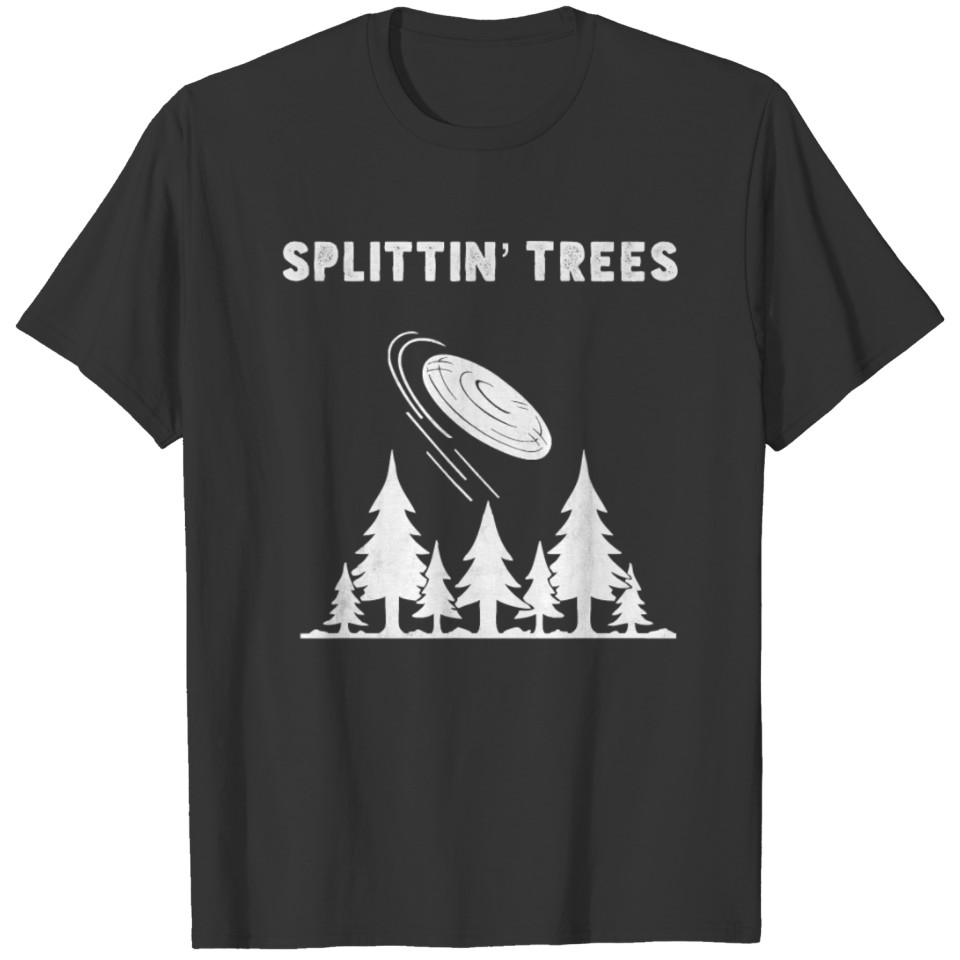 Disc Golf Dad T Shirts Stupid Trees Disc Golf for Men