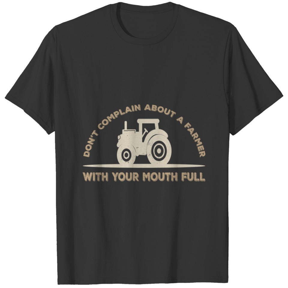 Farmer Trekker saying, tractor farming T-shirt