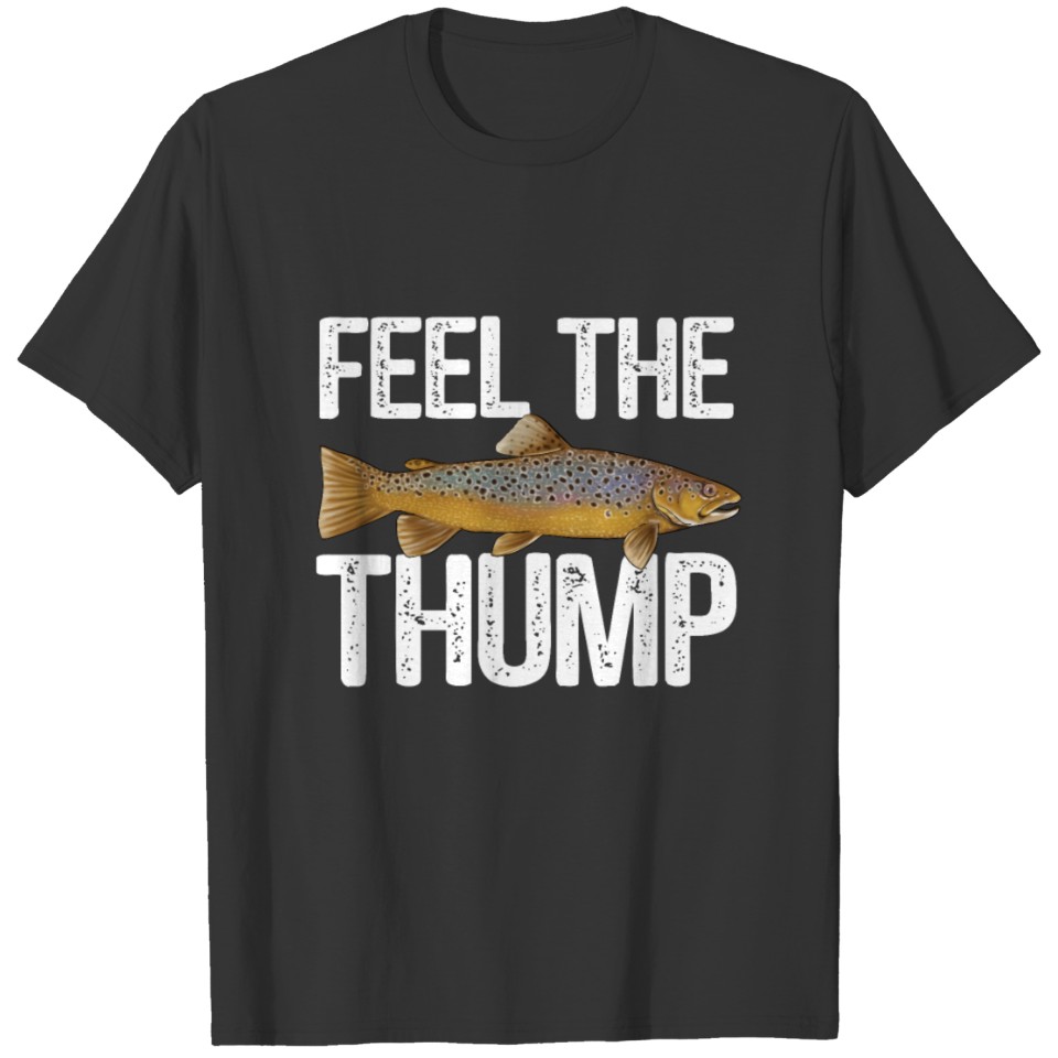Funny Brown Trout Fishing Freshwater Fish Lake T Shirts