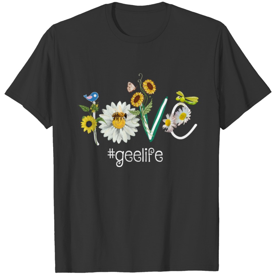 Gee Grandma T Shirts sunflower love geelife T Shirts