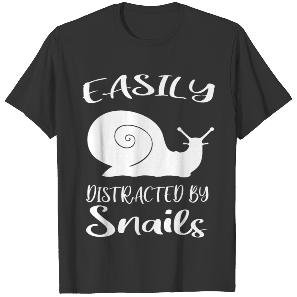 snails lover gift ideas-quote about snails shirt T-shirt