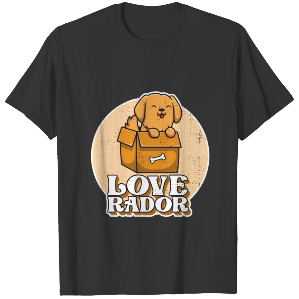 Funny And Cute Loverador Labrador Retriever Dog T-shirt