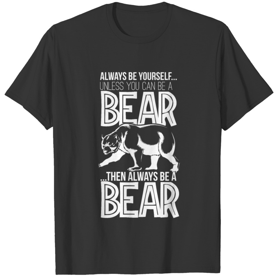 Bear Retro Animal Bears Brown Bear Hunter Forest T Shirts
