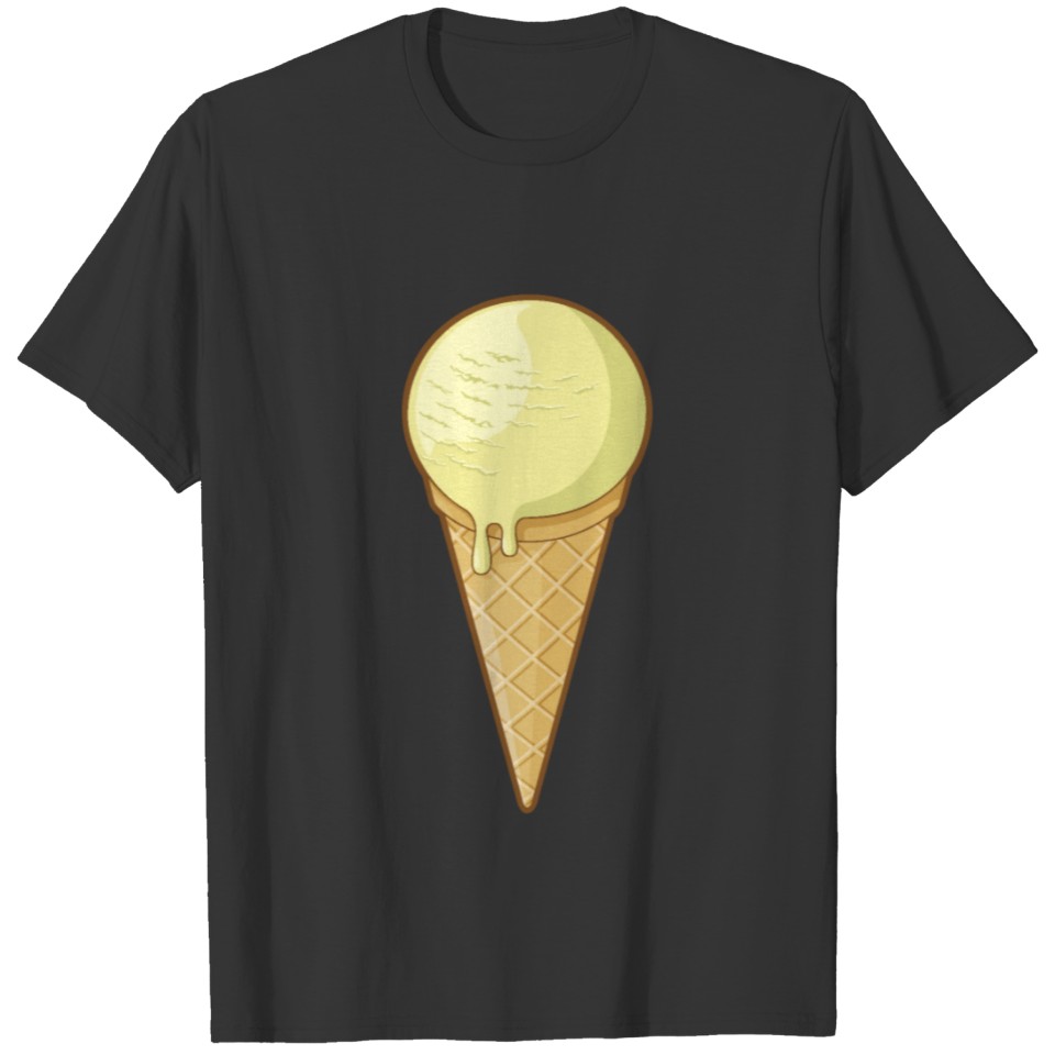 One Ball Ice Cream Cone T-shirt