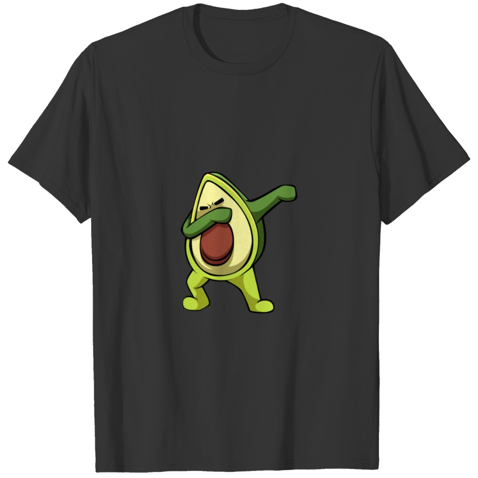 Dabbing Avocado Tree Funny Vegan Green Food Lover T Shirts