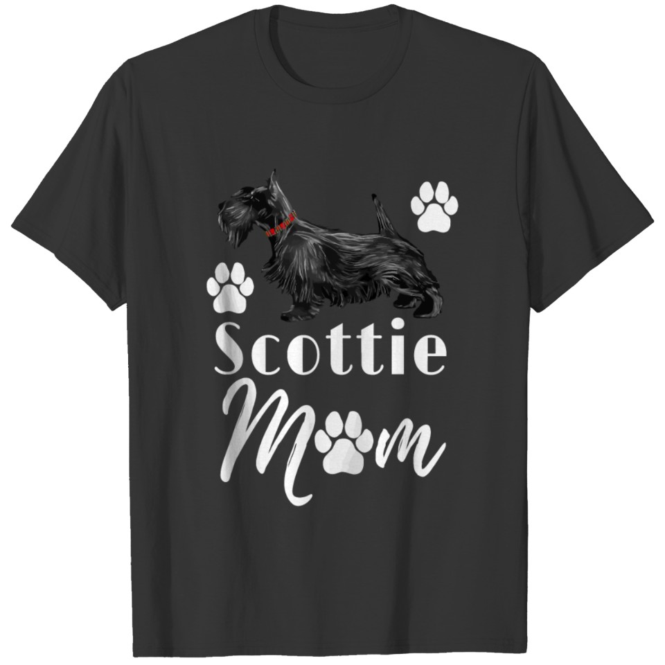 Scottish Terrier Scottie Dog Mom Zip Gift T Shirts
