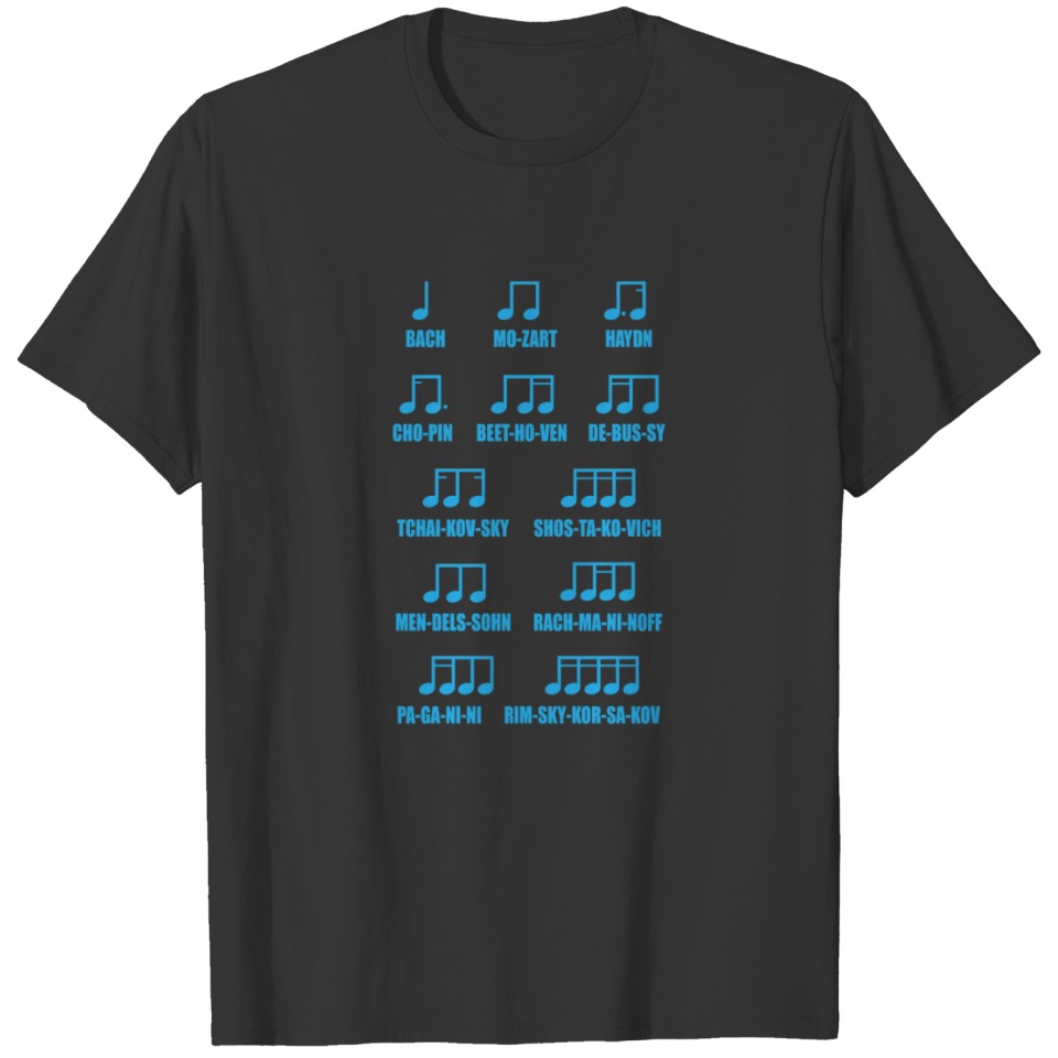 Music teacher saying music school gift T Shirts
