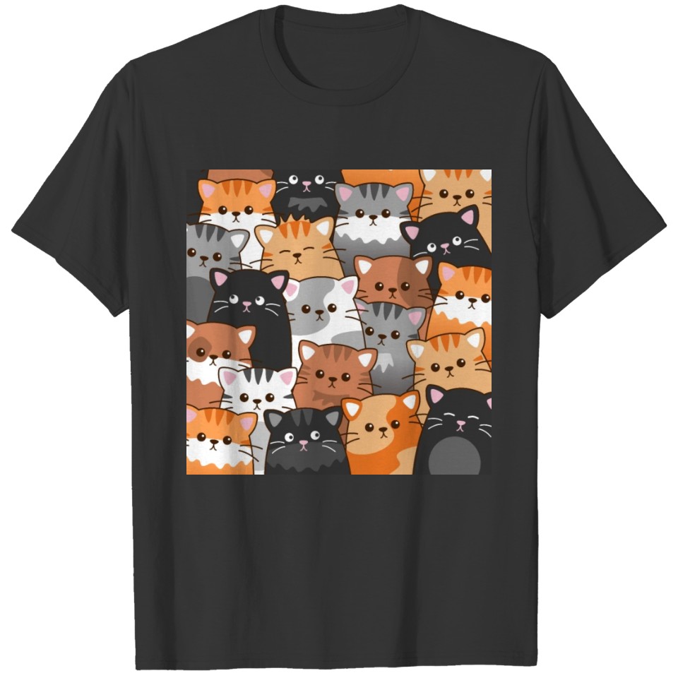 Cats & Kittens pattern T Shirts