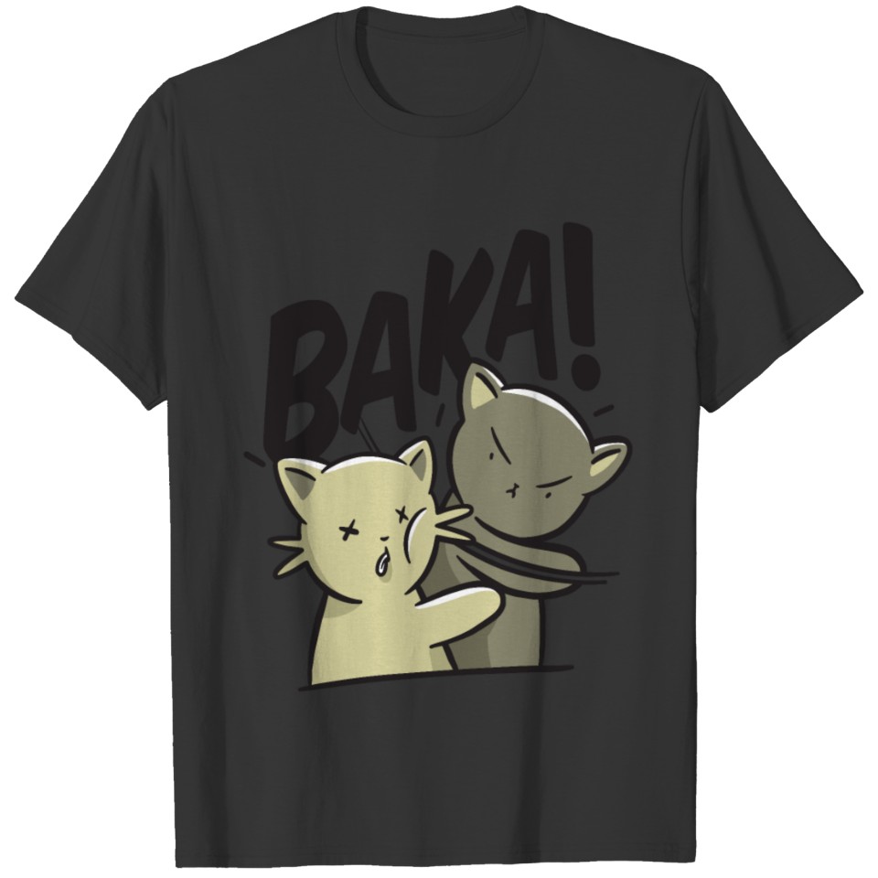 cat Baka Anime cats kittens kitty kitten pet T Shirts