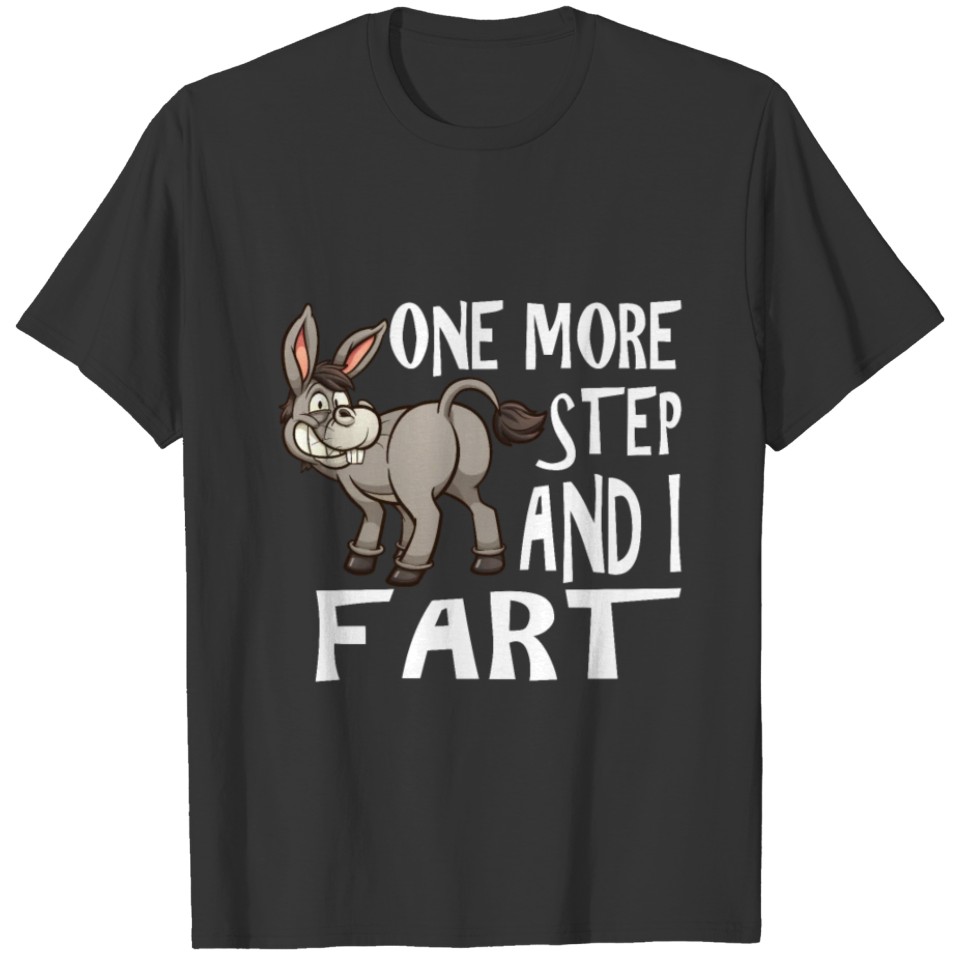 Donkey Cartoon Men Women Donkey Motif T Shirts