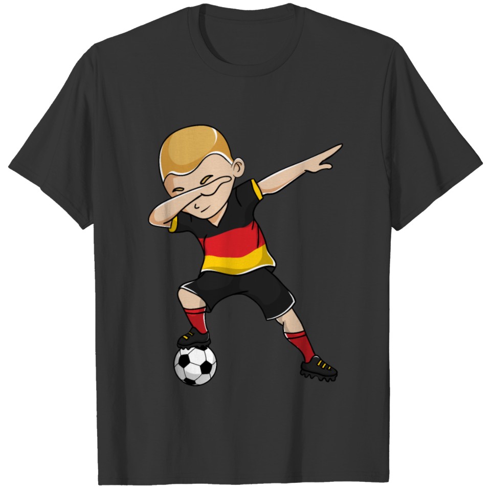Dabbing dance soccer T-shirt