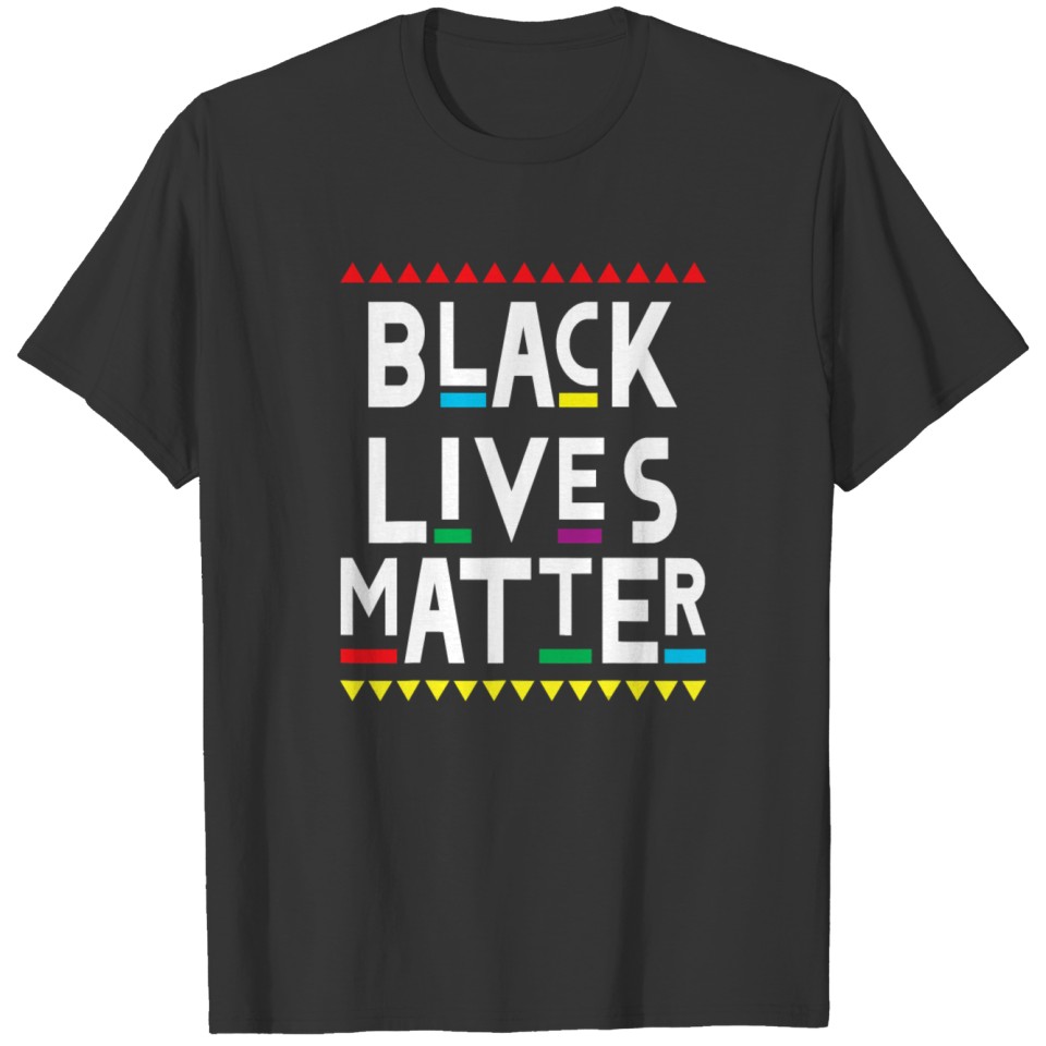 Black Lives Matter African Design T Shirt T-shirt