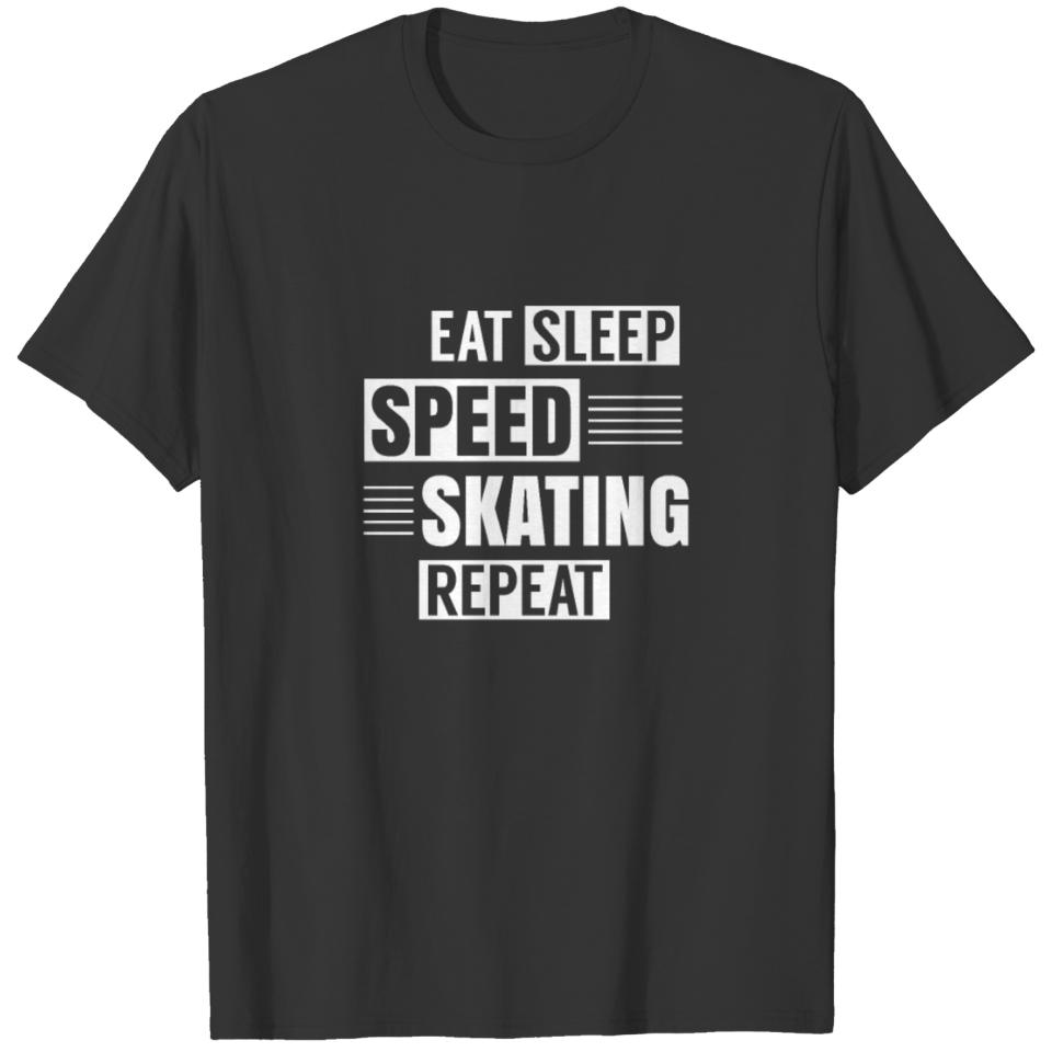 Speed Skating Hobby Inline Skater Skate T-shirt