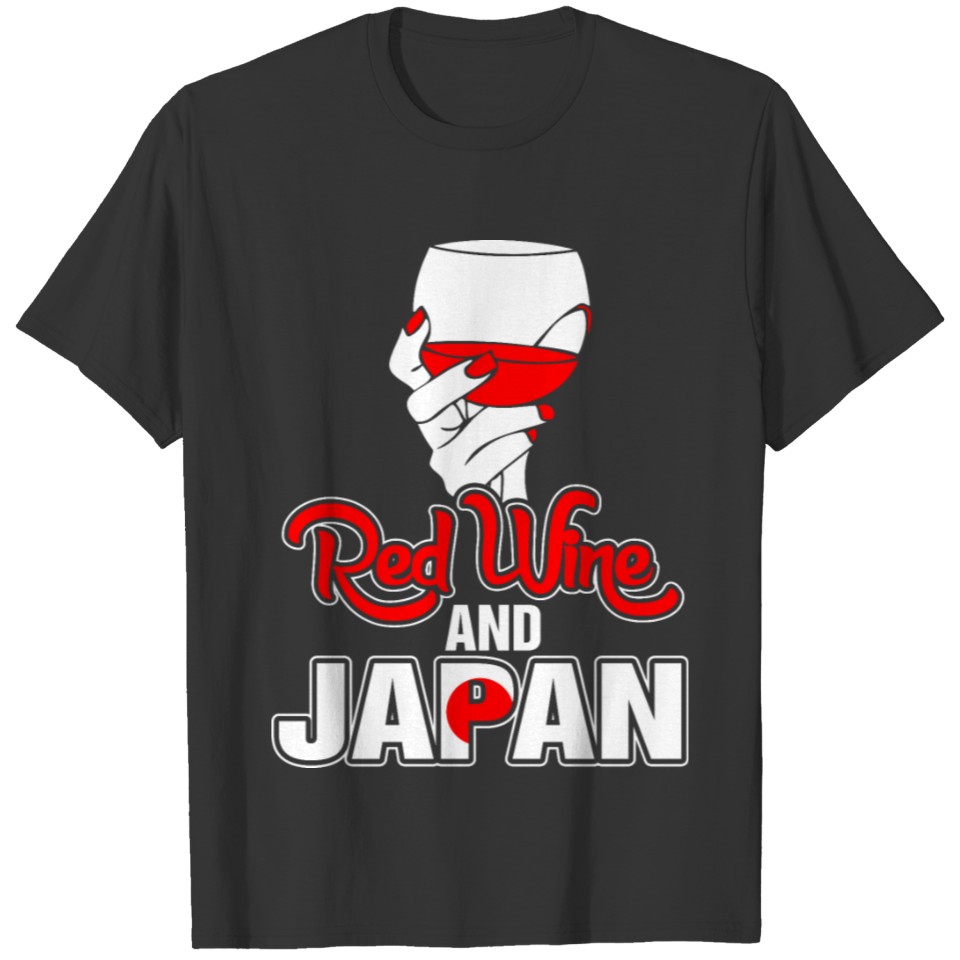 Red Wine And Japan T Shirts