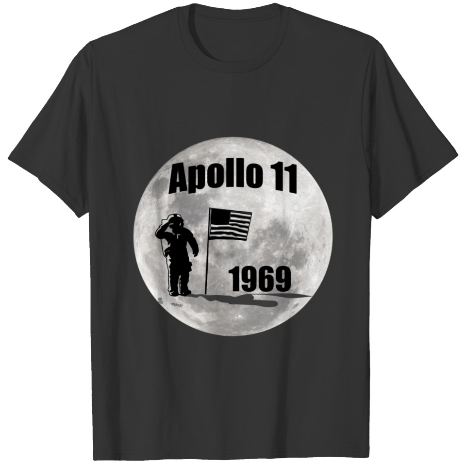 Apollo 11 50Th Anniversary Moon Landing 1969 Lunar T-shirt