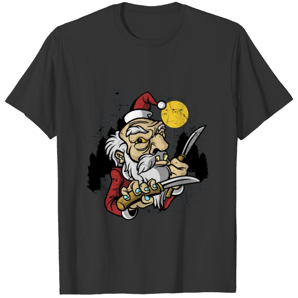 evil santa T-shirt