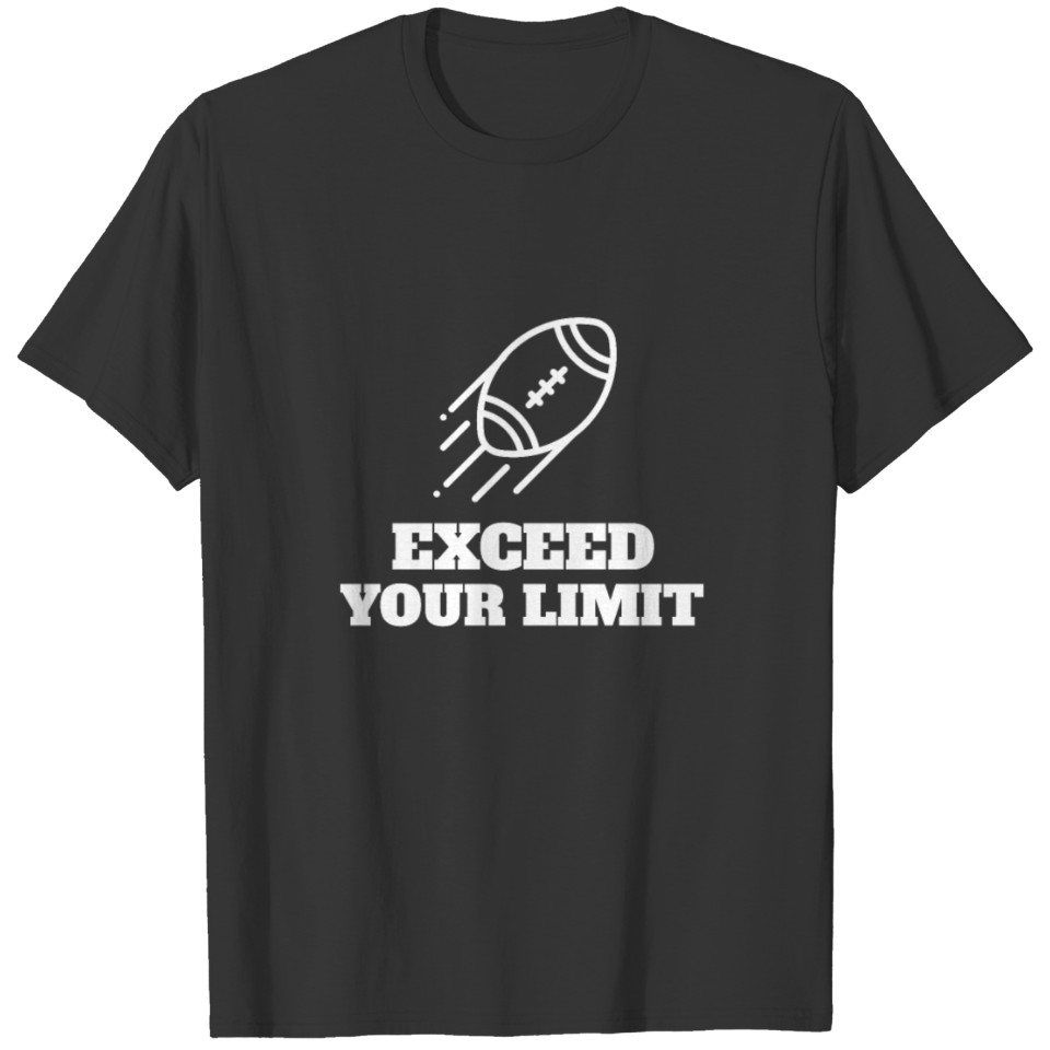 exceed your limit Black T-shirt