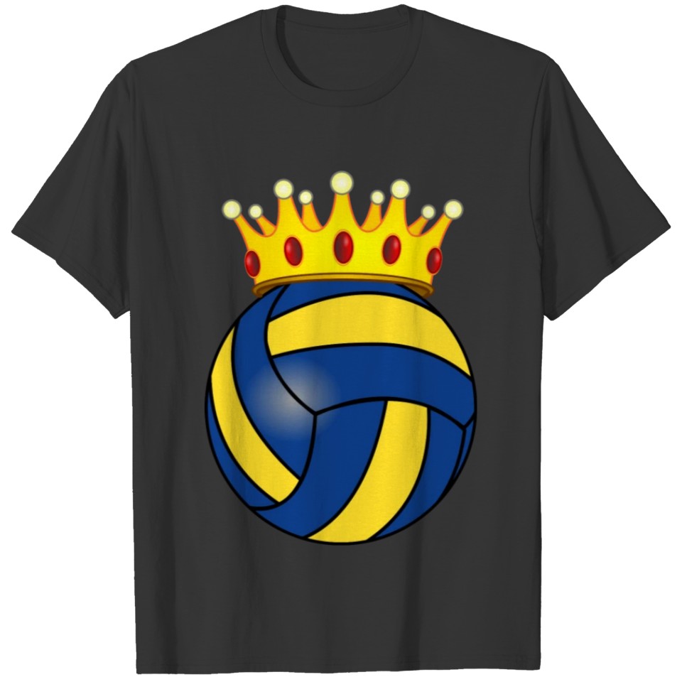 volleyball with crown T-shirt