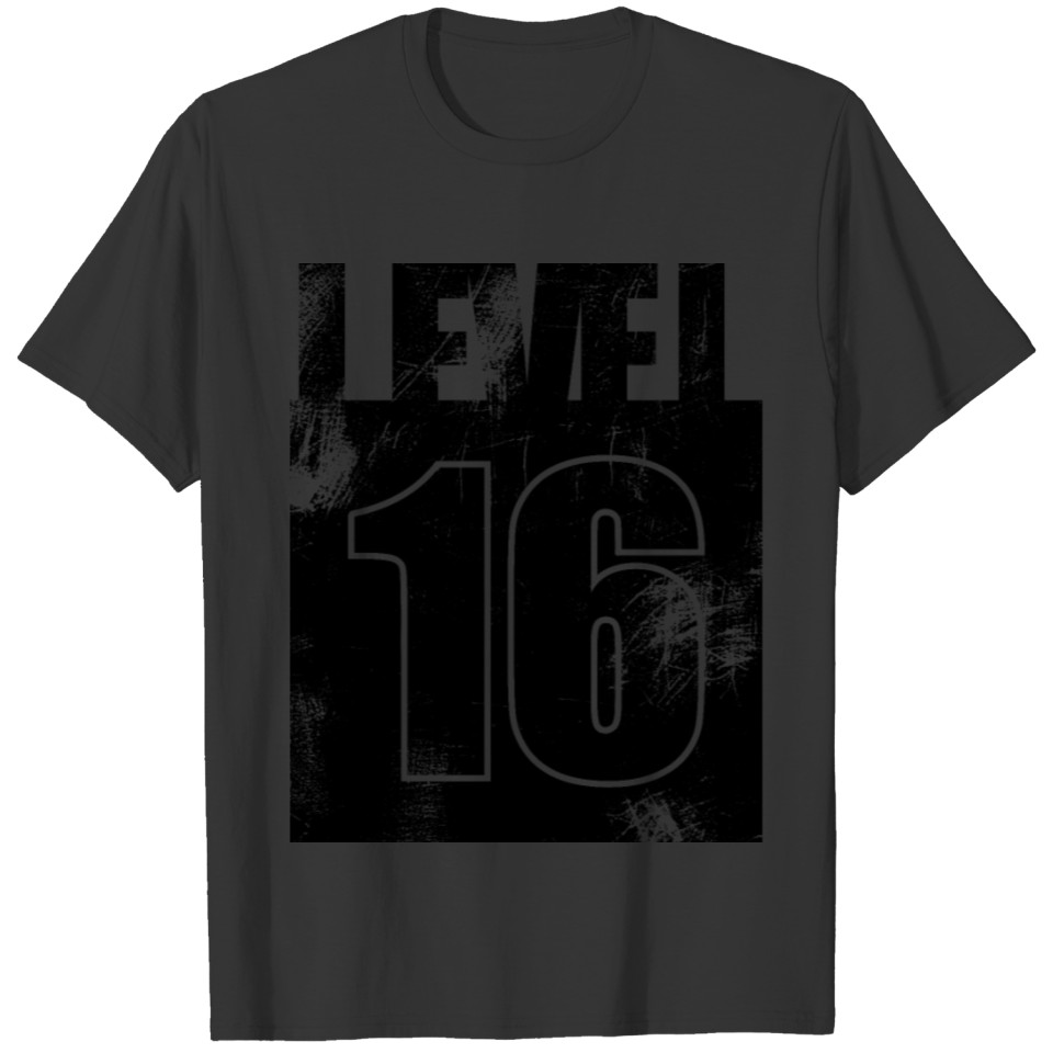 Level 16th birthday gamer Vintage T-shirt