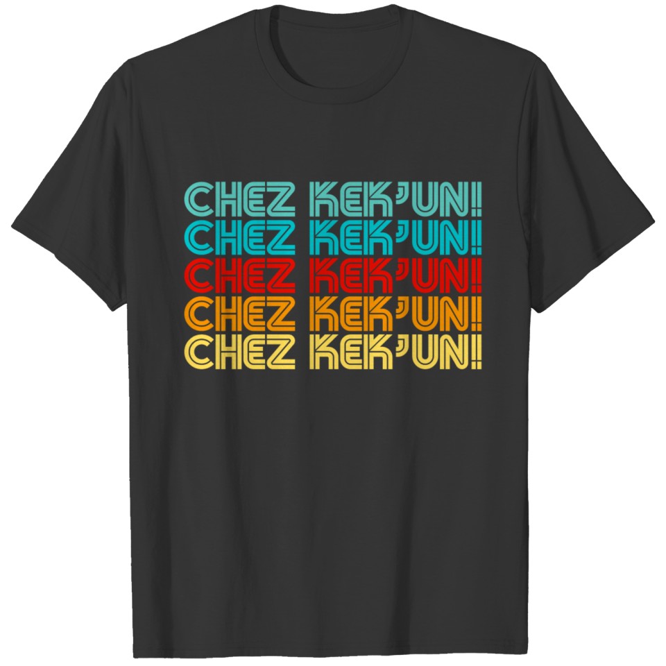 retro Chez kek'un Podcast T-shirt