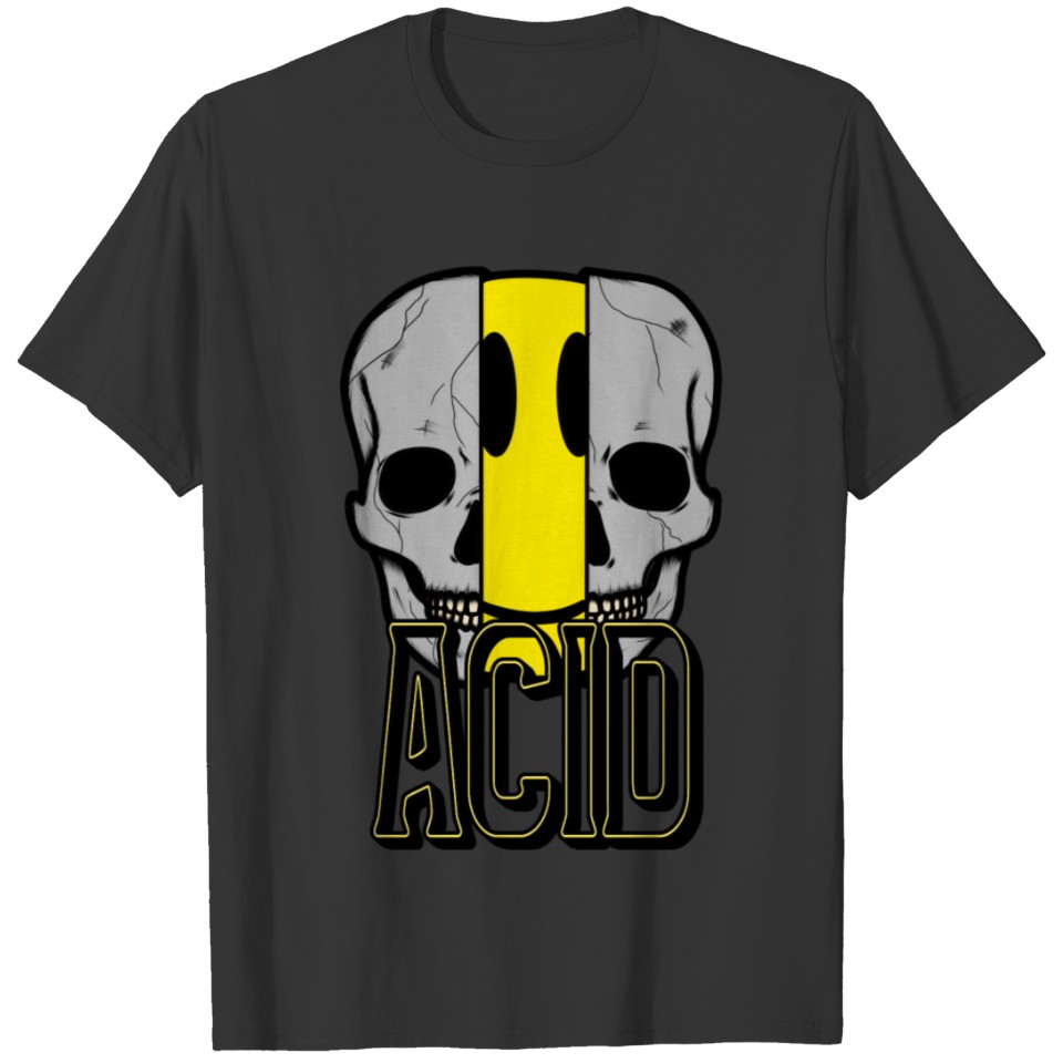 Acid House Smiling Skull T-shirt