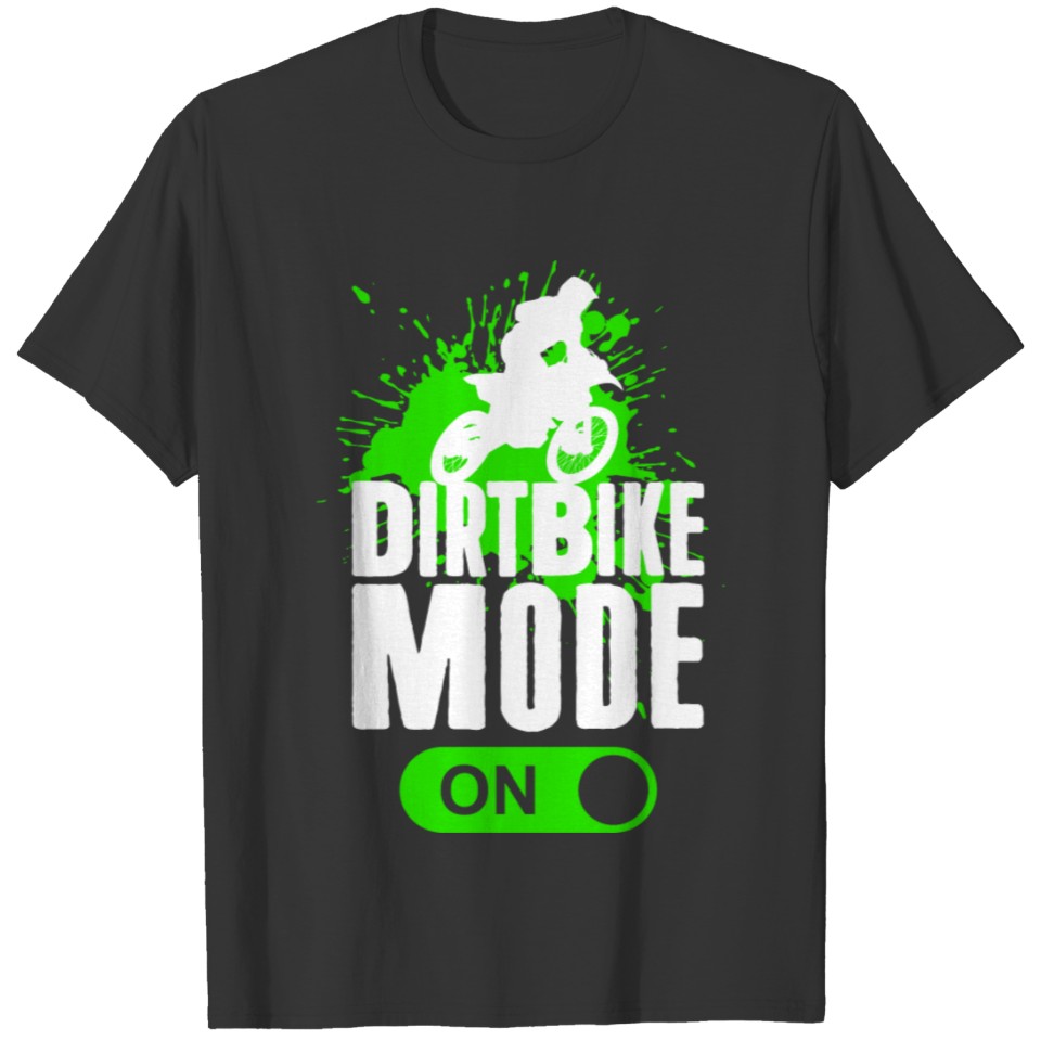 Motocross Dirt Bike Mode On Youth Supercross Racin T Shirts