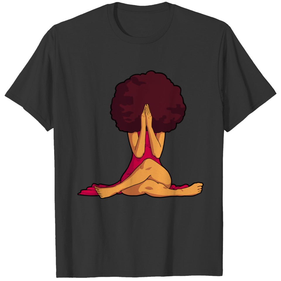 African American Afro Women Black Girl Magic Natur T Shirts