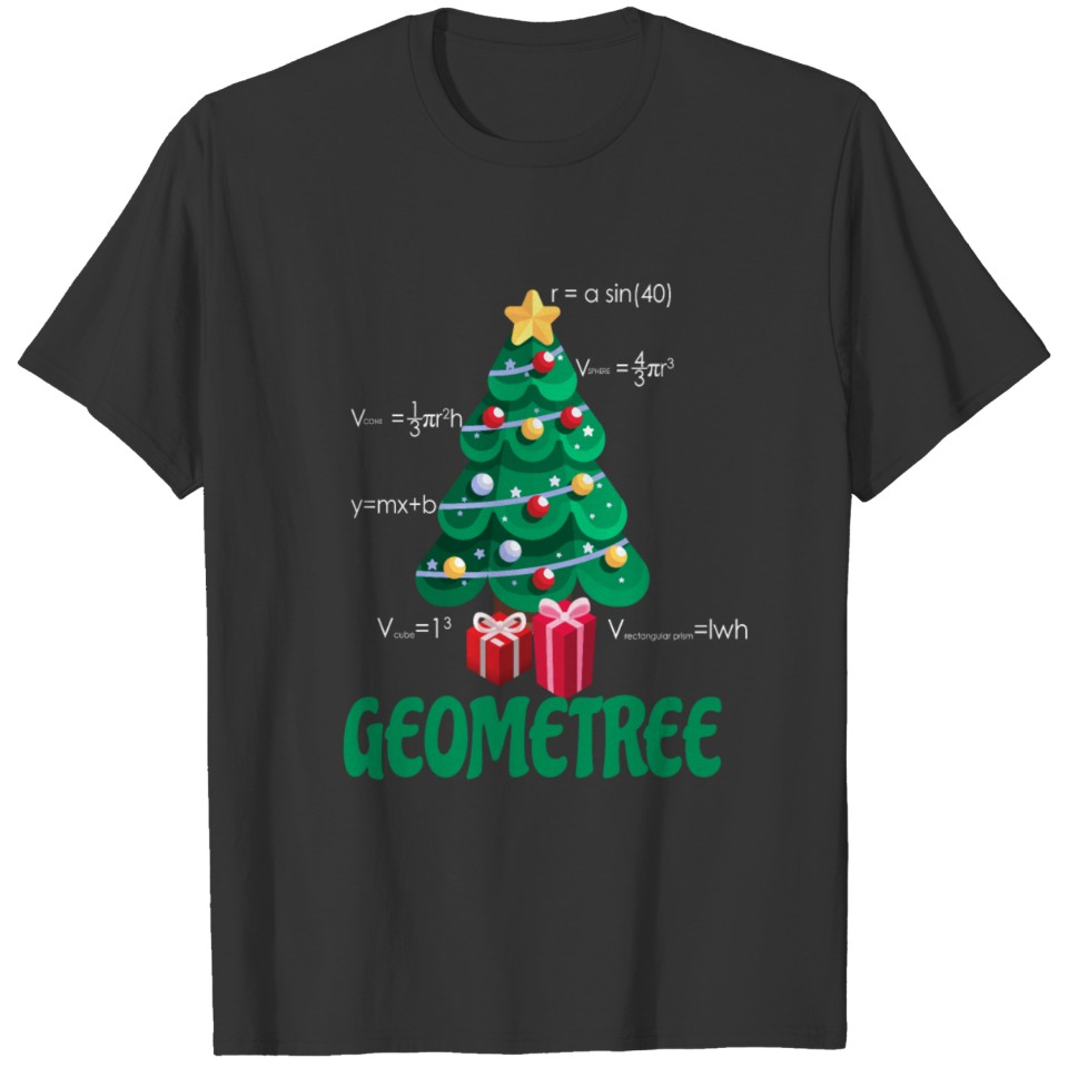 Geometree Christmas saying T-shirt