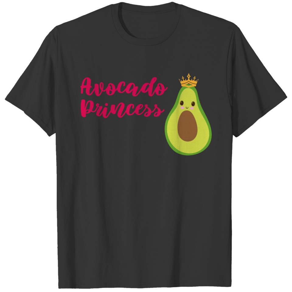Avocado princess vegan saying gift plants T-shirt