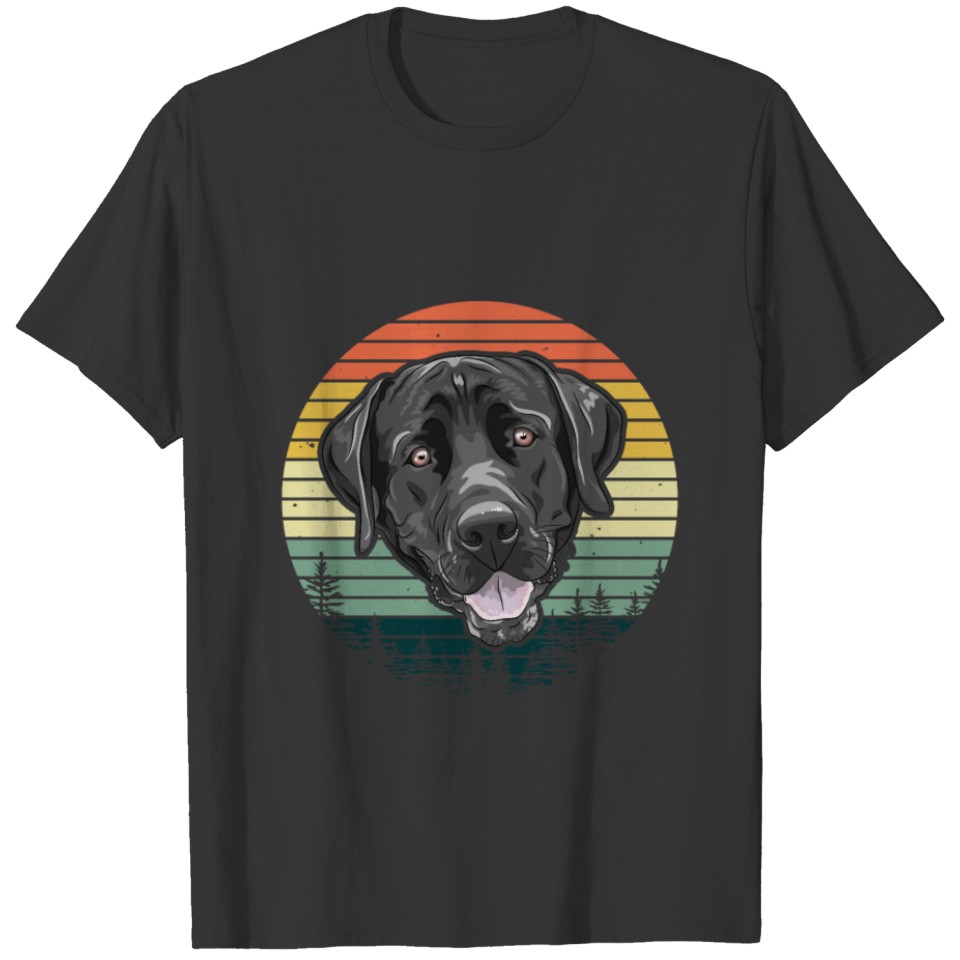 Labrador Retriever Vintage Sunset for Lab Owner T-shirt