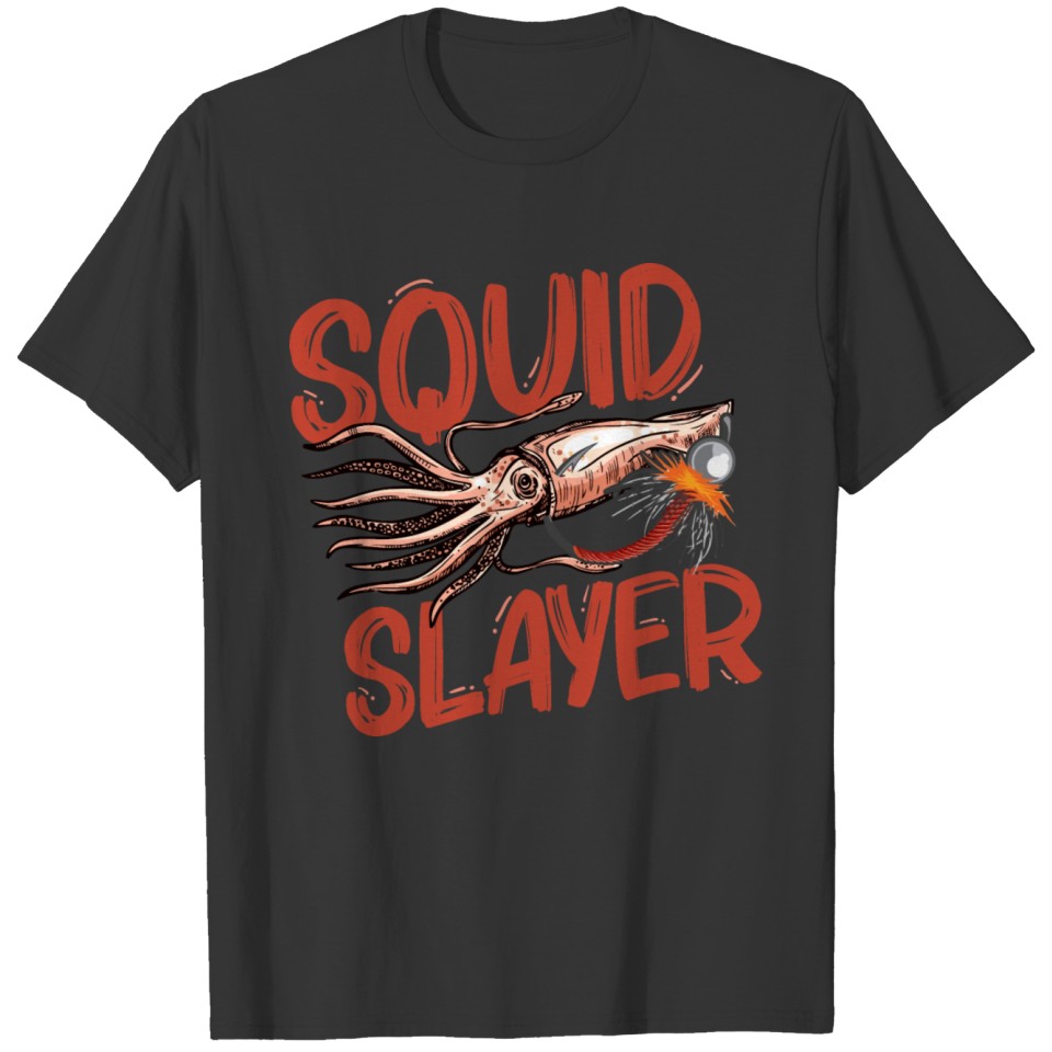 Squid Slayer - Funny Marine Sea Animal T-shirt