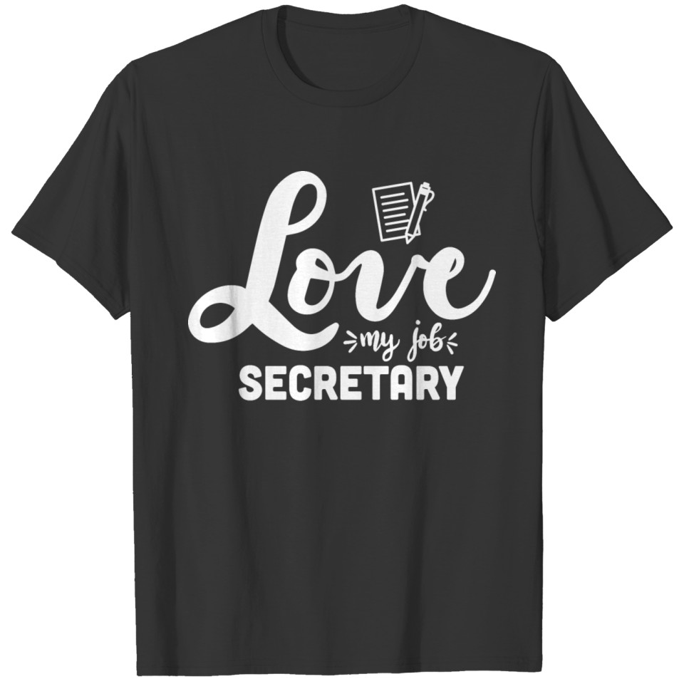 Secretary, School secretary, reception T-shirt