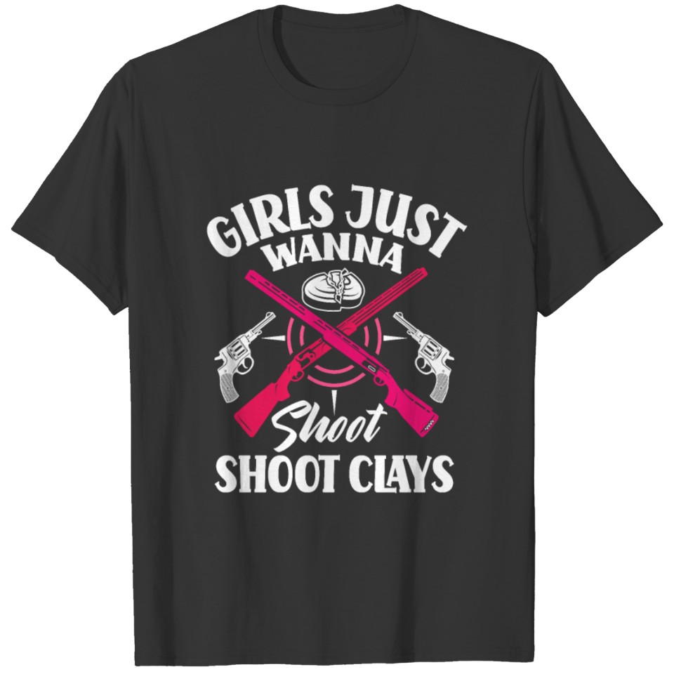 Skeet Shooting Girls Girl Gift T-shirt