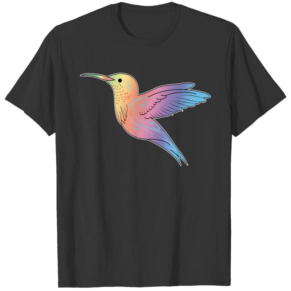 Hummingbird Illustration Gift T-shirt