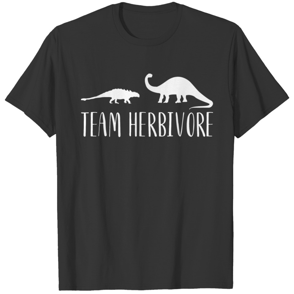 Team herbivore gift plants vegan saying T-shirt