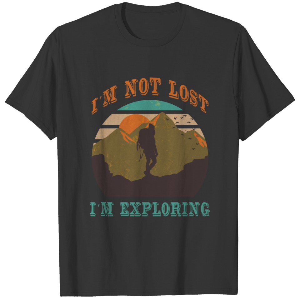 Funny hiking outfit mountaineer T Shirts gift
